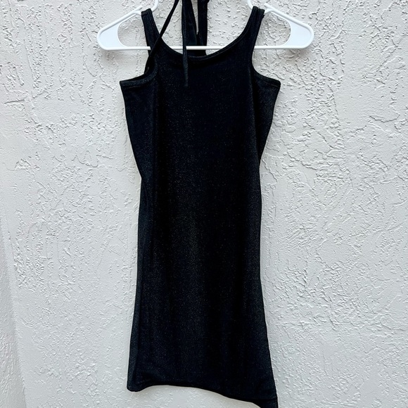 Princess Polly Ava midi skirt black lurex 0 new with tags - Picture 6 of 6